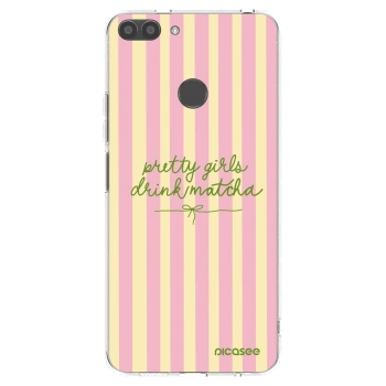 Picasee husă transparentă din silicon pentru Huawei P Smart - Pretty matcha