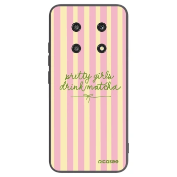 Picasee husă neagră din silicon pentru Honor Magic4 Lite 5G - Pretty matcha