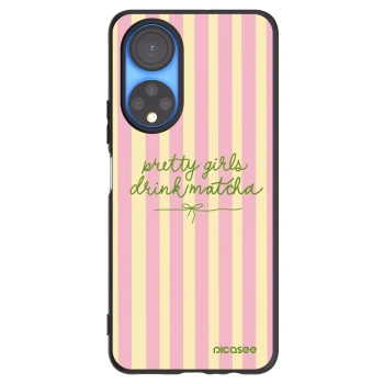 Picasee husă neagră din silicon pentru Honor X7 - Pretty matcha