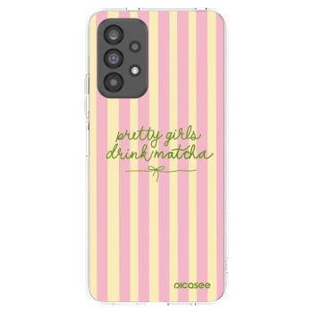 Picasee husă transparentă din silicon pentru Samsung Galaxy A73 5G - Pretty matcha