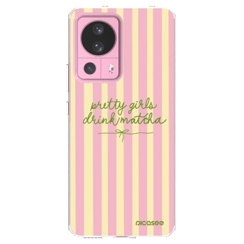 Picasee husă transparentă din silicon pentru Xiaomi 13 Lite - Pretty matcha