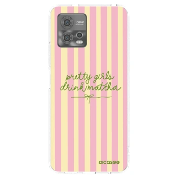 Picasee husă transparentă din silicon pentru Motorola Moto G72 - Pretty matcha