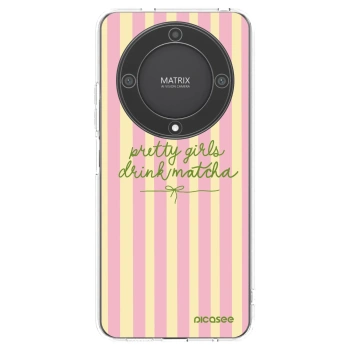 Picasee husă transparentă din silicon pentru Honor Magic5 Lite 5G - Pretty matcha