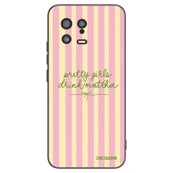 Picasee husă neagră din silicon pentru Xiaomi 13 - Pretty matcha