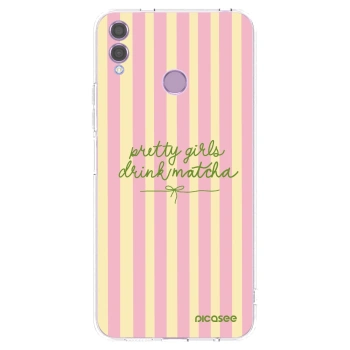 Picasee husă transparentă din silicon pentru Honor 8X - Pretty matcha