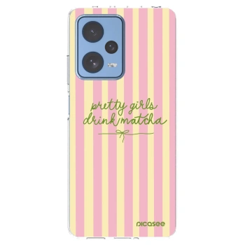 Picasee husă transparentă din silicon pentru Xiaomi Redmi Note 12 Pro 5G - Pretty matcha