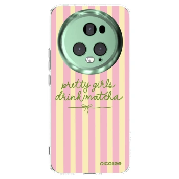 Picasee husă transparentă din silicon pentru Honor Magic5 Pro - Pretty matcha