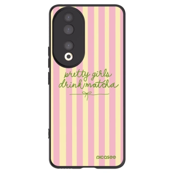 Picasee husă neagră din silicon pentru Honor 90 5G - Pretty matcha