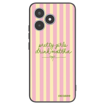Picasee husă neagră din silicon pentru Realme C53 - Pretty matcha