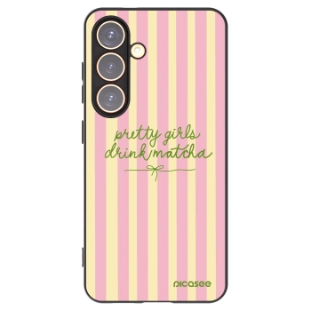 Picasee husă neagră din silicon pentru Samsung Galaxy S24 S921B 5G - Pretty matcha