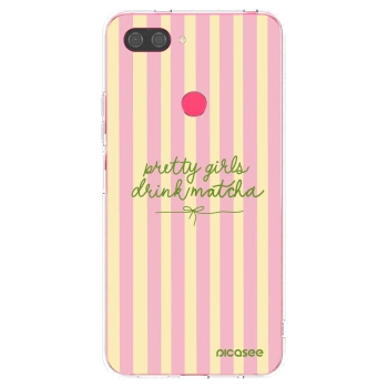 Picasee husă transparentă din silicon pentru Xiaomi Mi 8 Lite - Pretty matcha
