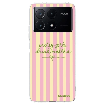 Picasee husă transparentă din silicon pentru Xiaomi Poco X6 Pro - Pretty matcha