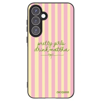 Picasee husă neagră din silicon pentru Samsung Galaxy A55 5G A556B - Pretty matcha