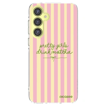 Picasee husă transparentă din silicon pentru Samsung Galaxy A35 5G A356B - Pretty matcha