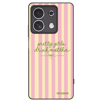 Picasee husă neagră din silicon pentru Xiaomi Redmi Note 13 4G - Pretty matcha