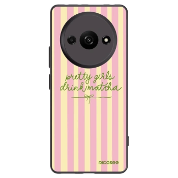 Picasee husă neagră din silicon pentru Xiaomi Redmi A3 - Pretty matcha