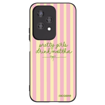 Picasee husă neagră din silicon pentru Honor 200 Lite - Pretty matcha