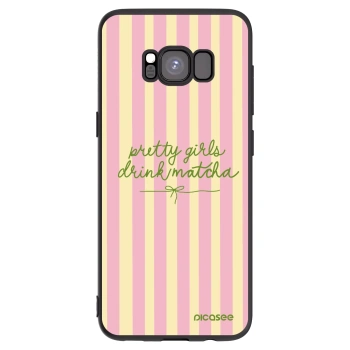 Picasee husă neagră din silicon pentru Samsung Galaxy S8 G950F - Pretty matcha