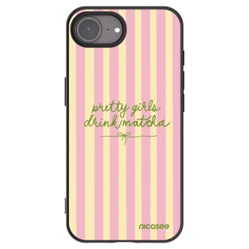 Picasee husă neagră din silicon pentru Apple iPhone 16e - Pretty matcha