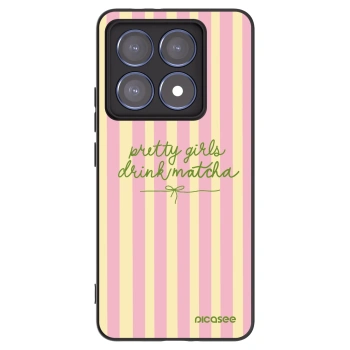 Picasee husă neagră din silicon pentru Xiaomi 14T Pro - Pretty matcha