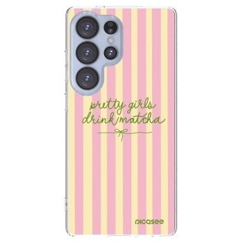 Picasee husă transparentă din silicon pentru Samsung Galaxy S25 Ultra 5G - Pretty matcha