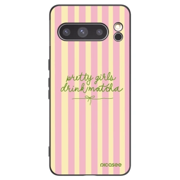 Picasee husă neagră din silicon pentru Google Pixel 8 Pro - Pretty matcha
