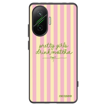 Picasee husă neagră din silicon pentru Xiaomi Poco F7 5G - Pretty matcha