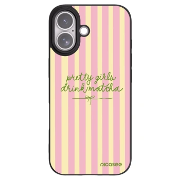 Picasee husă neagră din silicon pentru Apple iPhone 17 - Pretty matcha