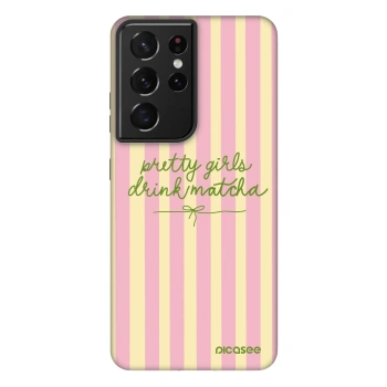 Husă pentru Samsung Galaxy S21 Ultra 5G G998B - Pretty matcha