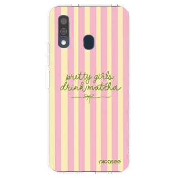 Picasee husă transparentă din silicon pentru Samsung Galaxy A40 A405F - Pretty matcha