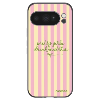 Picasee husă neagră din silicon pentru Google Pixel 10 Pro - Pretty matcha