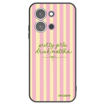 Picasee husă neagră din silicon pentru Xiaomi Redmi 15C 5G - Pretty matcha