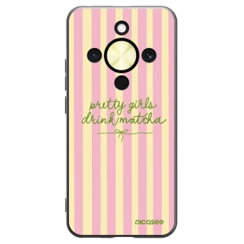Picasee husă neagră din silicon pentru Honor Magic8 Lite 5G - Pretty matcha