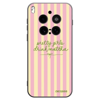 Picasee husă neagră din silicon pentru Vivo X300 Pro - Pretty matcha