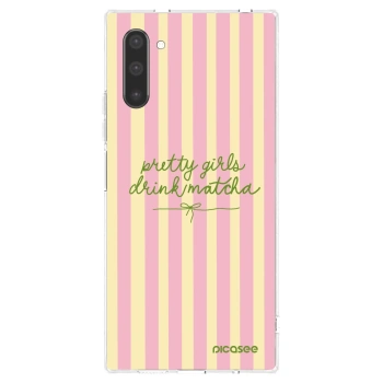 Picasee husă transparentă din silicon pentru Samsung Galaxy Note 10 N970F - Pretty matcha