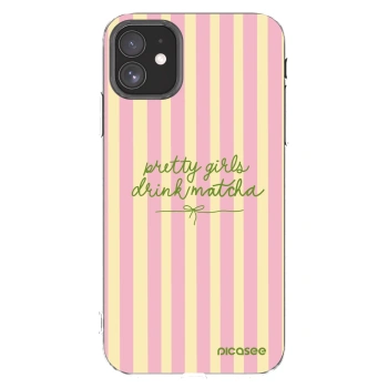 Picasee husă transparentă din silicon pentru Apple iPhone 11 - Pretty matcha