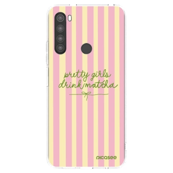 Picasee husă transparentă din silicon pentru Xiaomi Redmi Note 8 - Pretty matcha