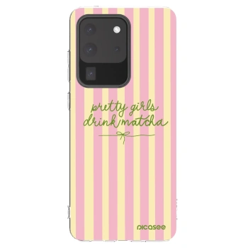 Picasee husă transparentă din silicon pentru Samsung Galaxy S20 Ultra 5G G988F - Pretty matcha