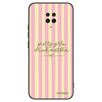 Picasee husă neagră din silicon pentru Xiaomi Redmi Note 9S - Pretty matcha
