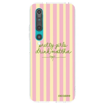 Picasee husă transparentă din silicon pentru Xiaomi Mi 10 - Pretty matcha