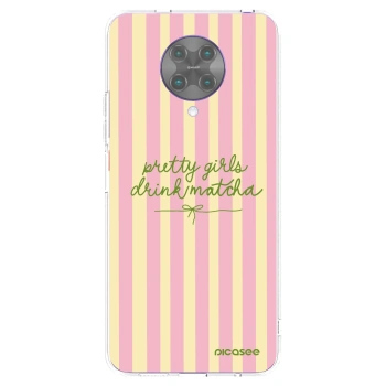 Picasee husă transparentă din silicon pentru Xiaomi Poco F2 Pro - Pretty matcha