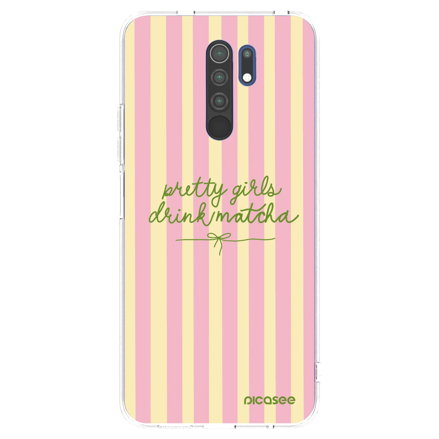 Picasee husă transparentă din silicon pentru Xiaomi Redmi 9 - Pretty matcha