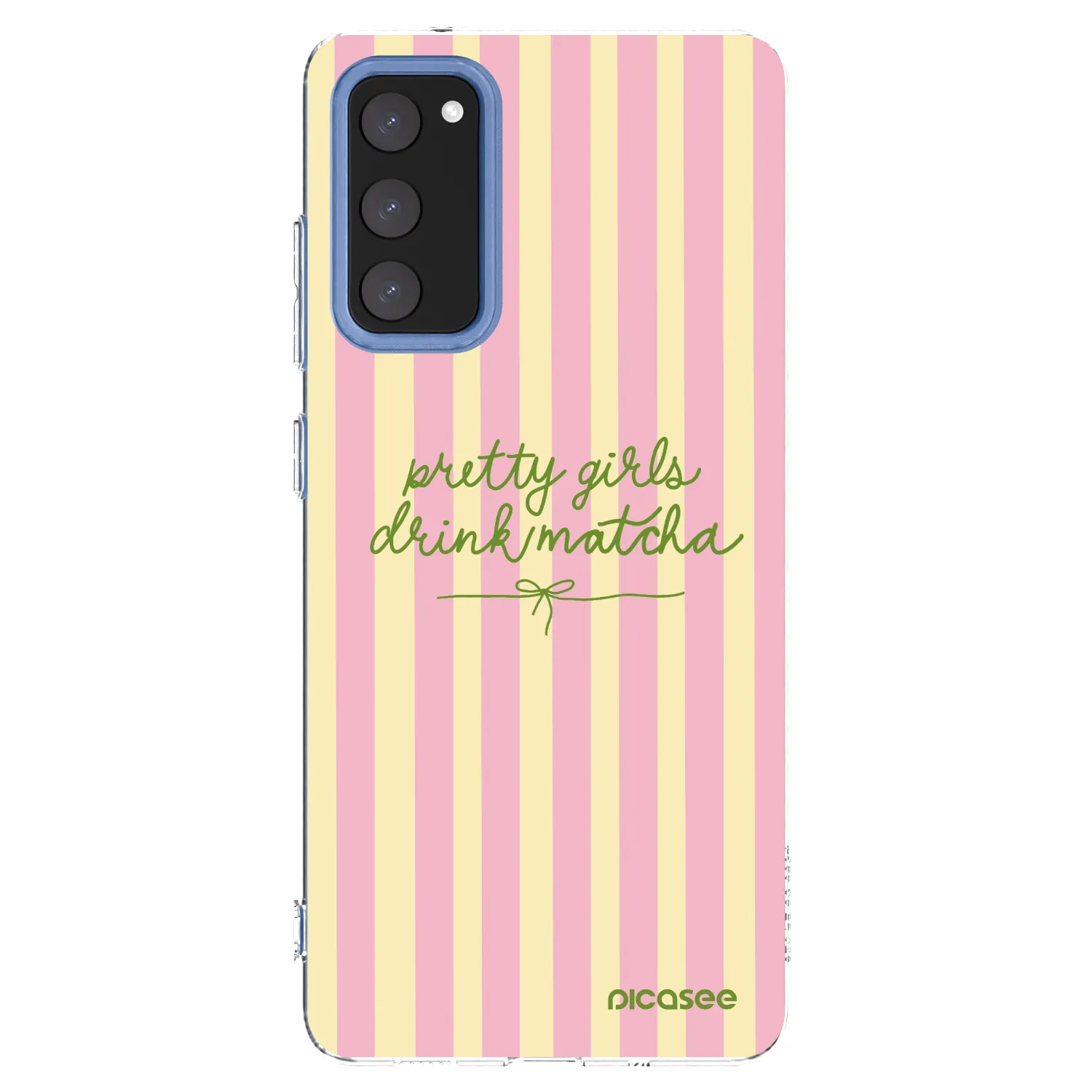 Picasee husă transparentă din silicon pentru Samsung Galaxy S20 FE - Pretty matcha