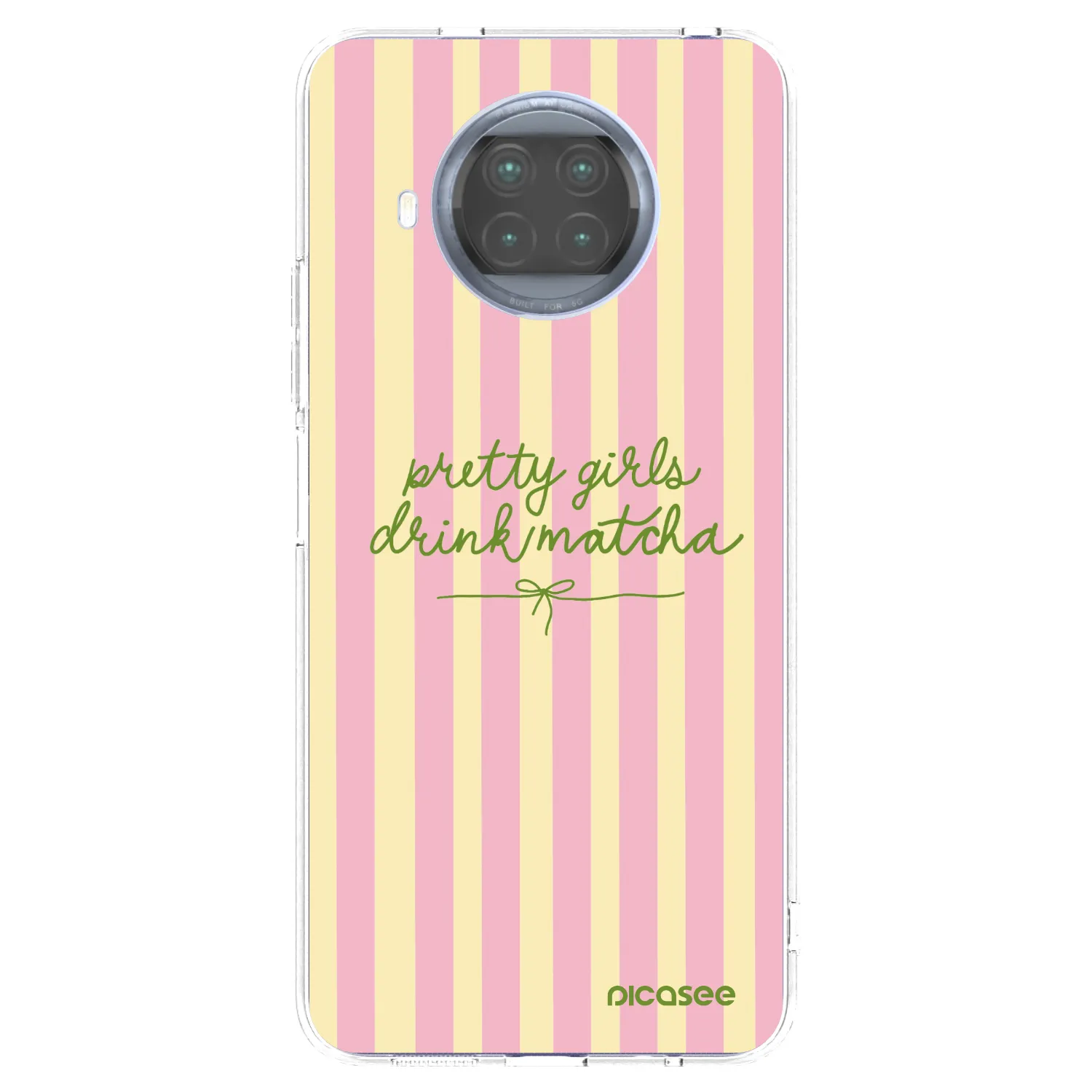Picasee husă transparentă din silicon pentru Xiaomi Mi 10T Lite - Pretty matcha