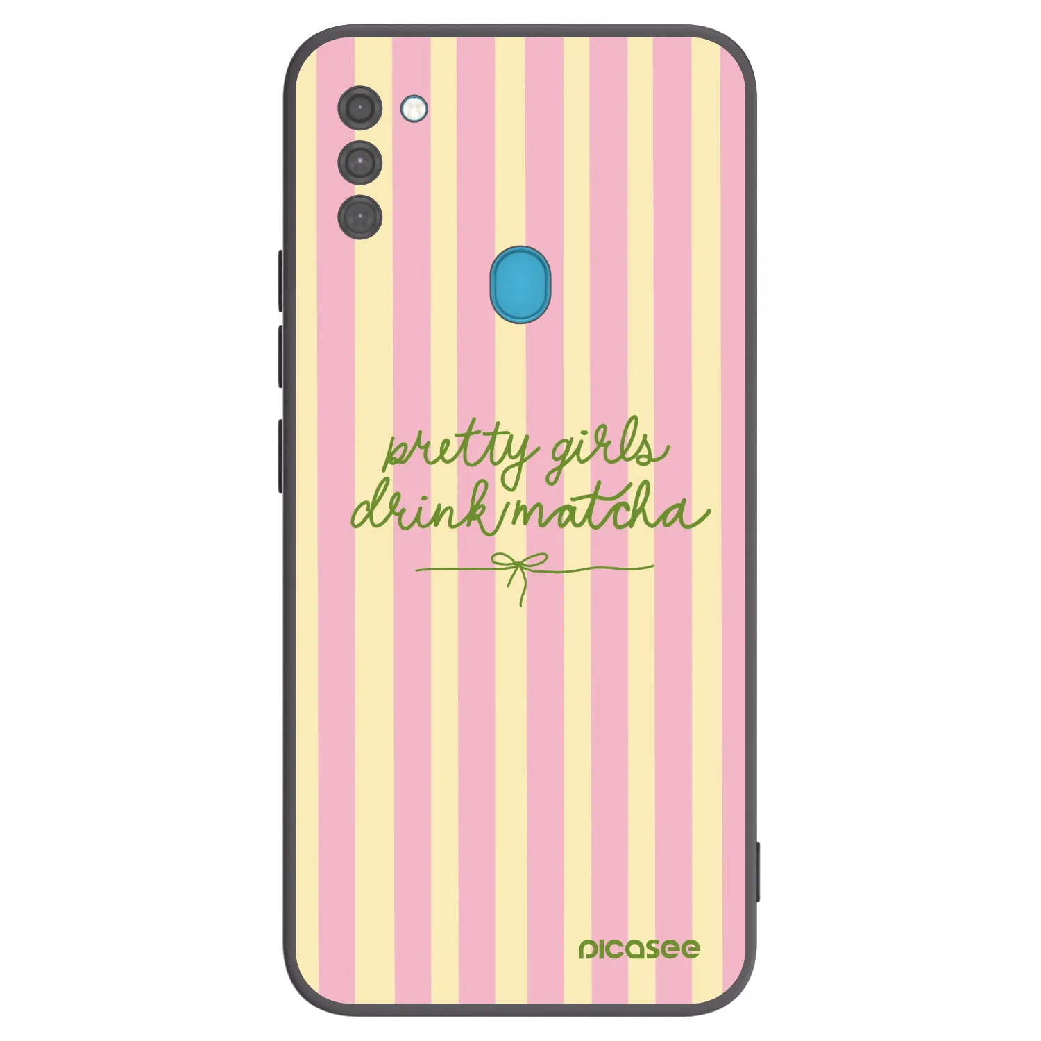 Picasee husă neagră din silicon pentru Samsung Galaxy M11 - Pretty matcha