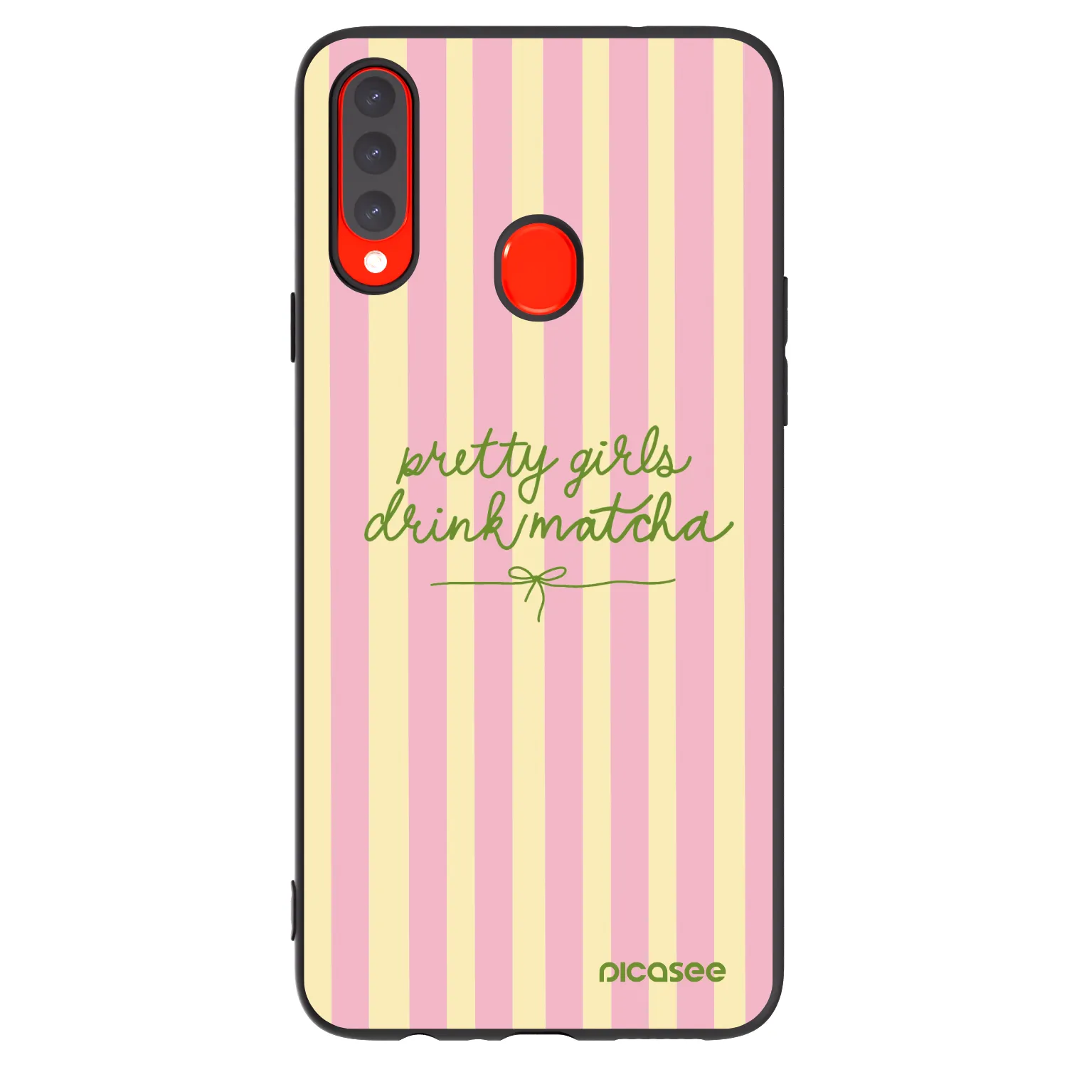Picasee husă neagră din silicon pentru Samsung Galaxy A20s - Pretty matcha
