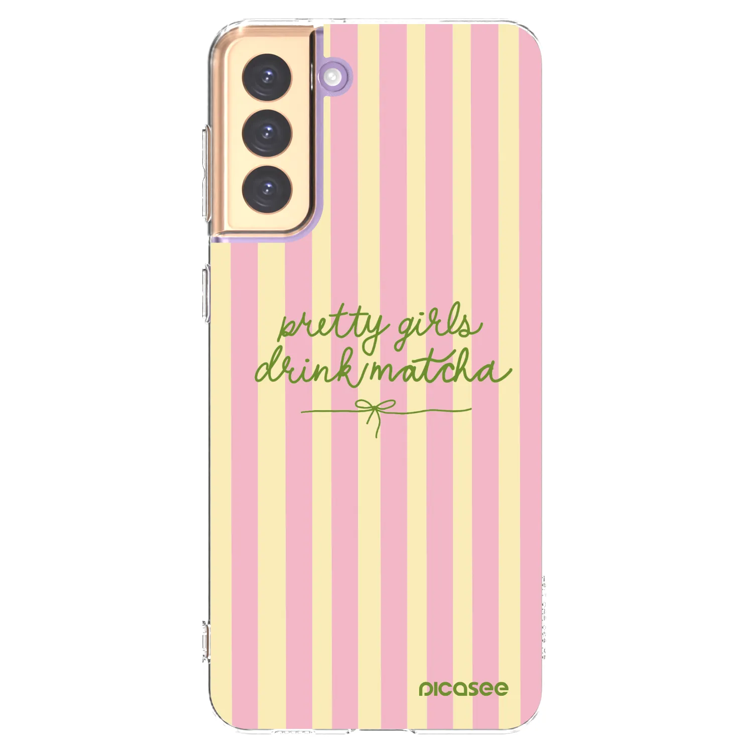 Picasee husă transparentă din silicon pentru Samsung Galaxy S21+ 5G G996F - Pretty matcha