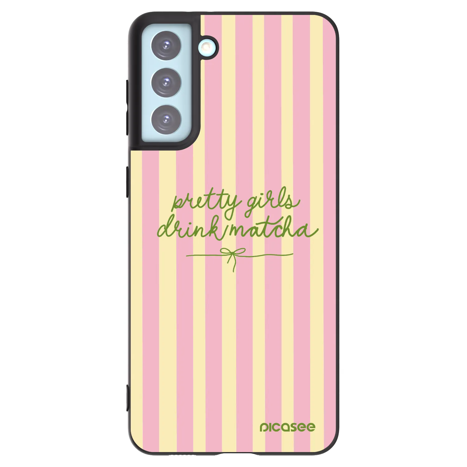 Picasee husă neagră din silicon pentru Samsung Galaxy S21+ 5G G996F - Pretty matcha