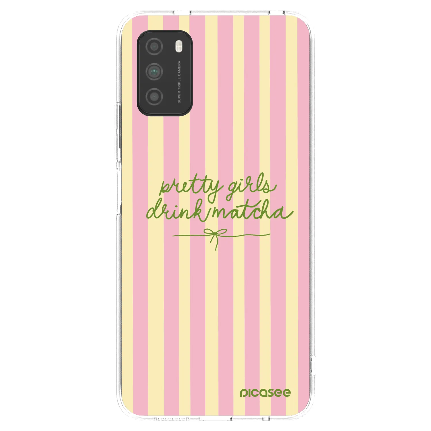 Picasee husă transparentă din silicon pentru Xiaomi Poco M3 - Pretty matcha