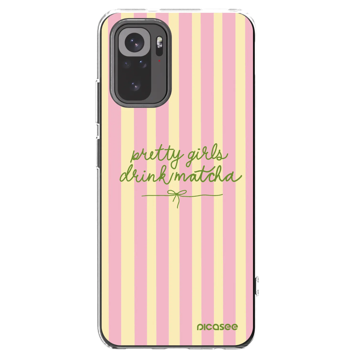 Picasee husă transparentă din silicon pentru Xiaomi Redmi Note 10S - Pretty matcha
